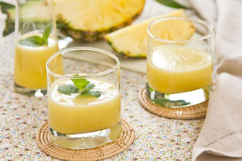 Ananas grejp smoothie